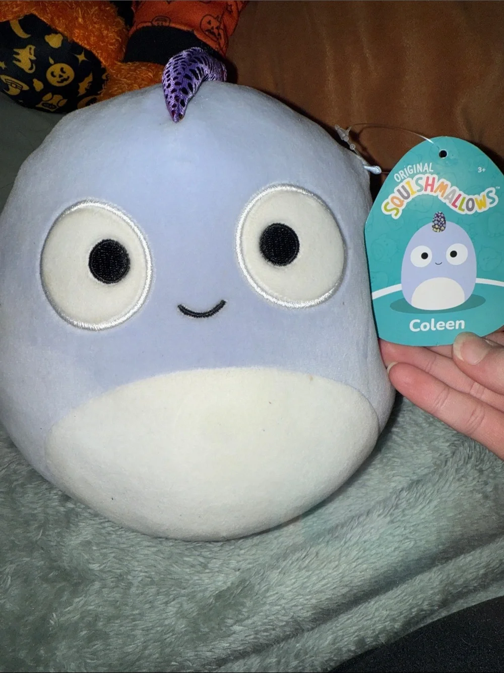 Squishmallows Coleen Plush - Light Purple, White & Black